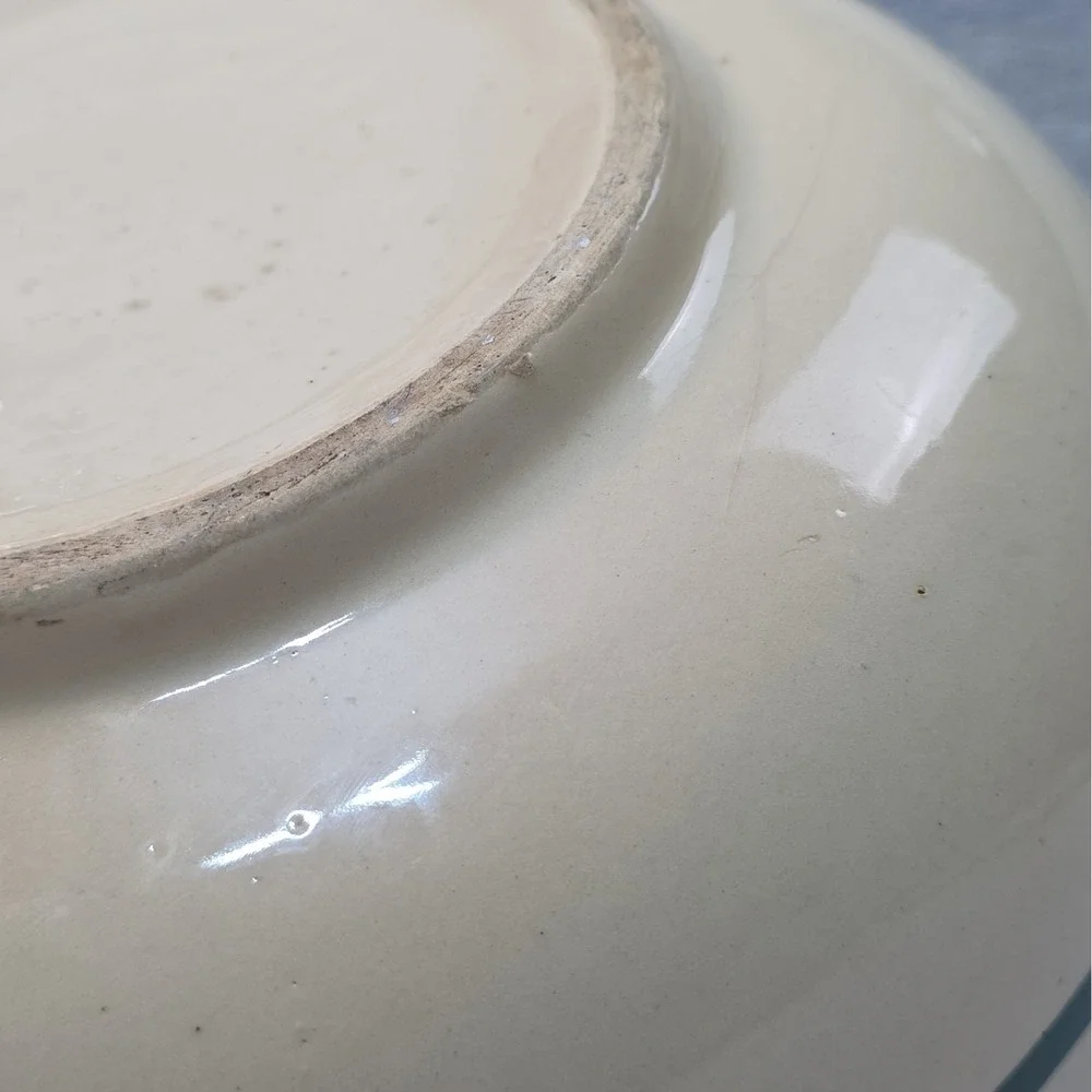 Vintage Watt Ware Pottery Large Mixing Bowl 11.75 